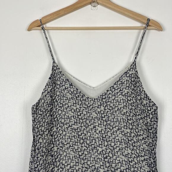 Hunter Bell New York Silk spaghetti strap Asymmetrical layered hem dress Medium - Picture 7 of 8